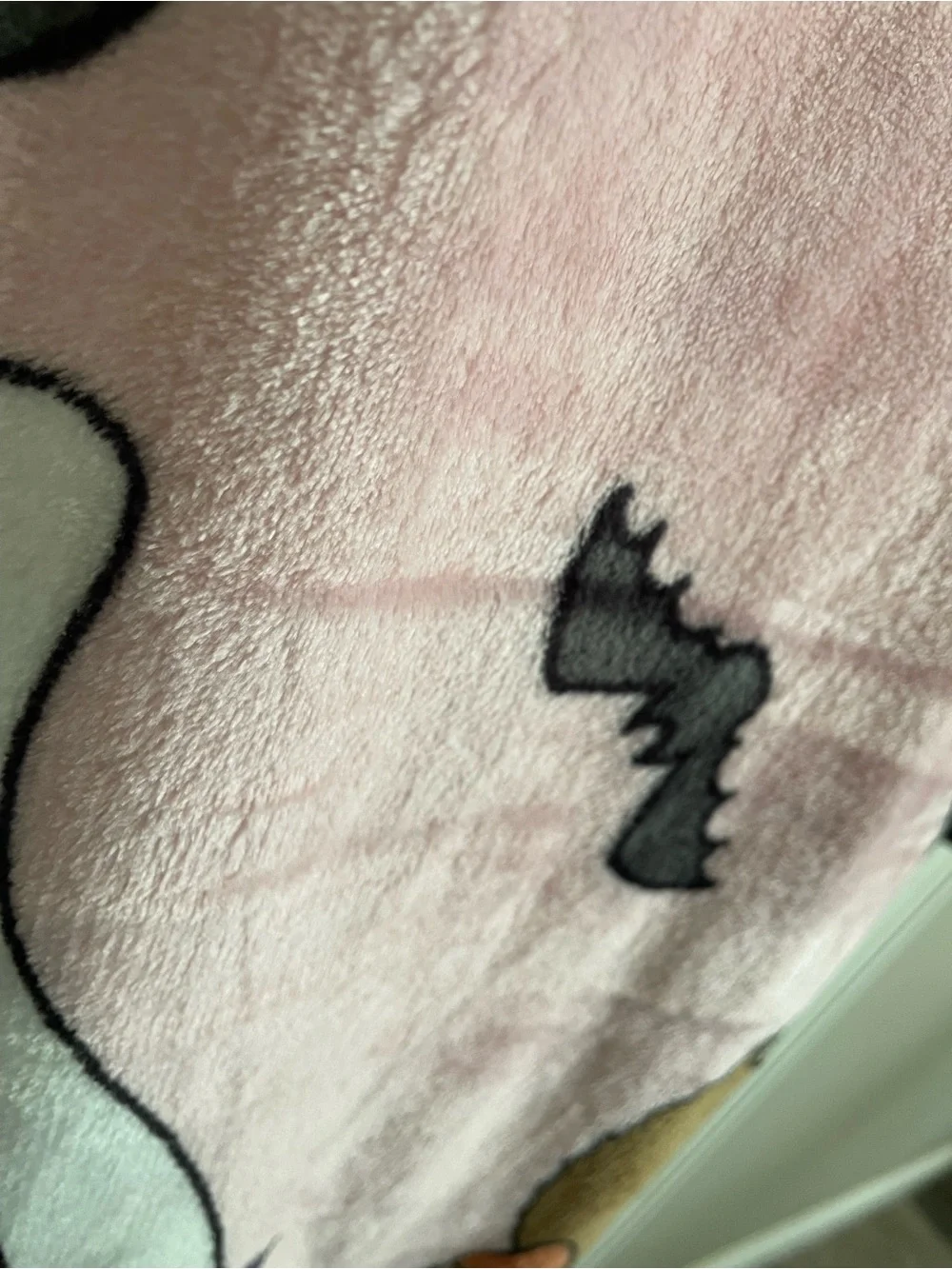 Monchhichi Halloween Pink Soft Plush Throw Blanket Ghost Witch Hat New